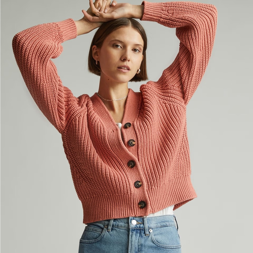 Everlane The Texture Cotton Cardigan
